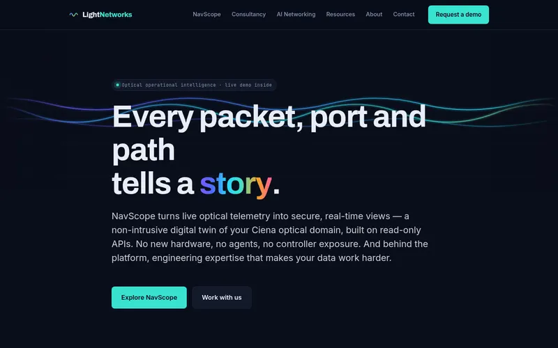 LightNetworks homepage